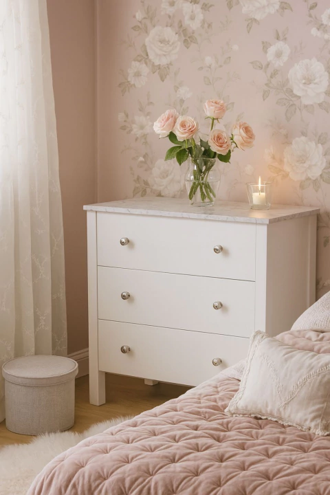 Cajonera simil carrara 3 cajones