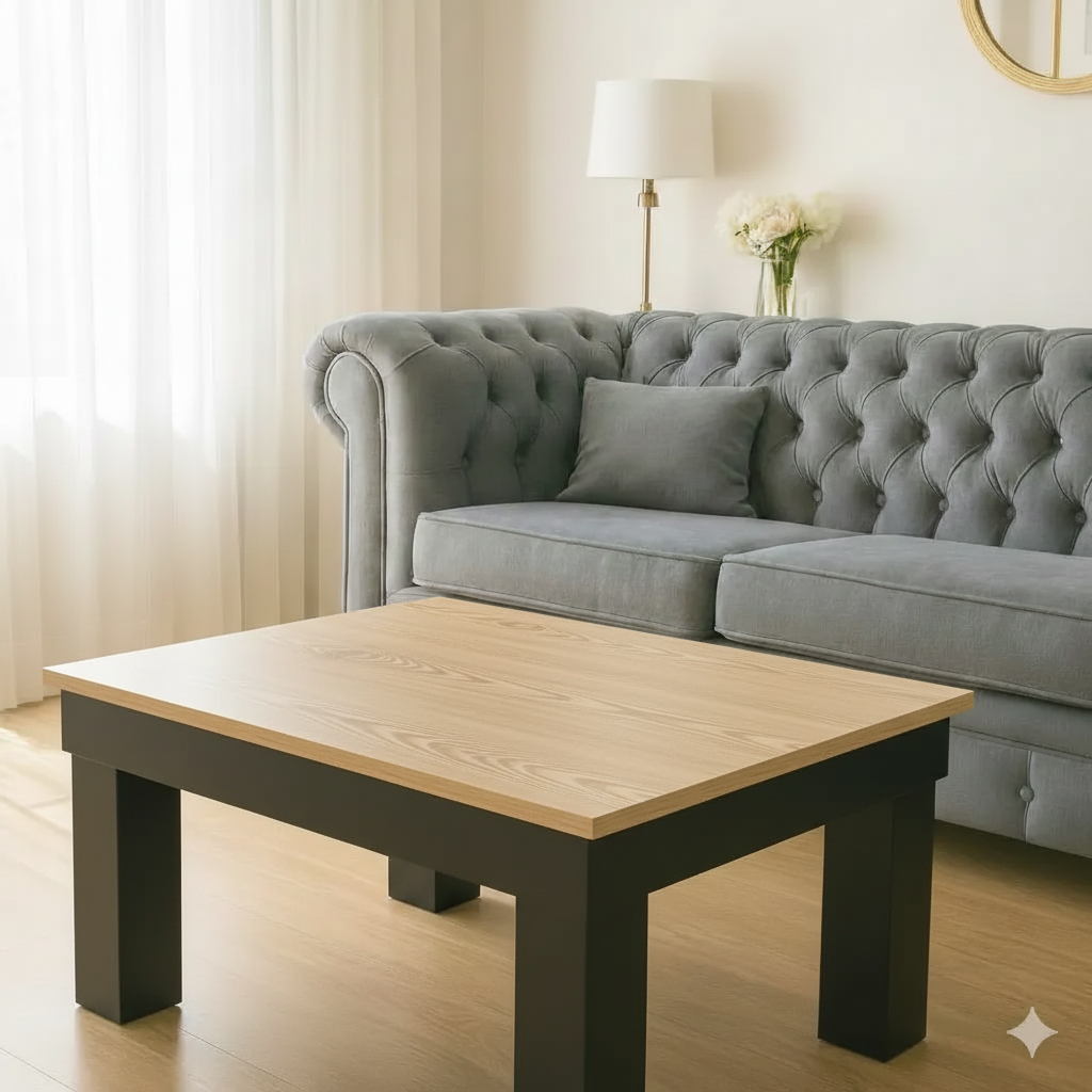 Mesa Ratona 80x60 paraiso pata negra