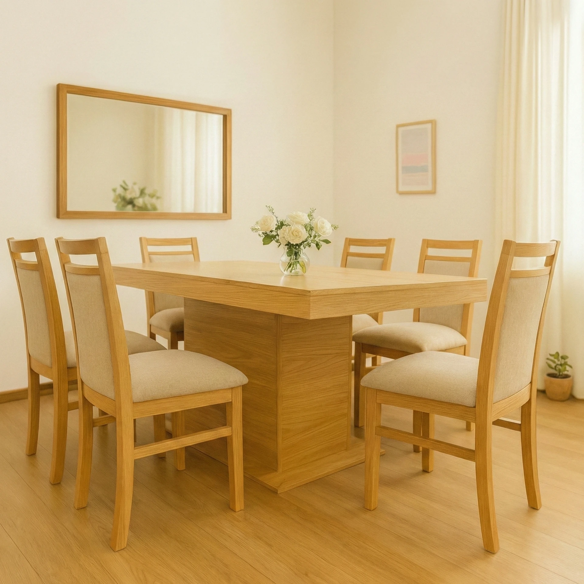 Mesa base central rectangular toda paraiso (1.40)