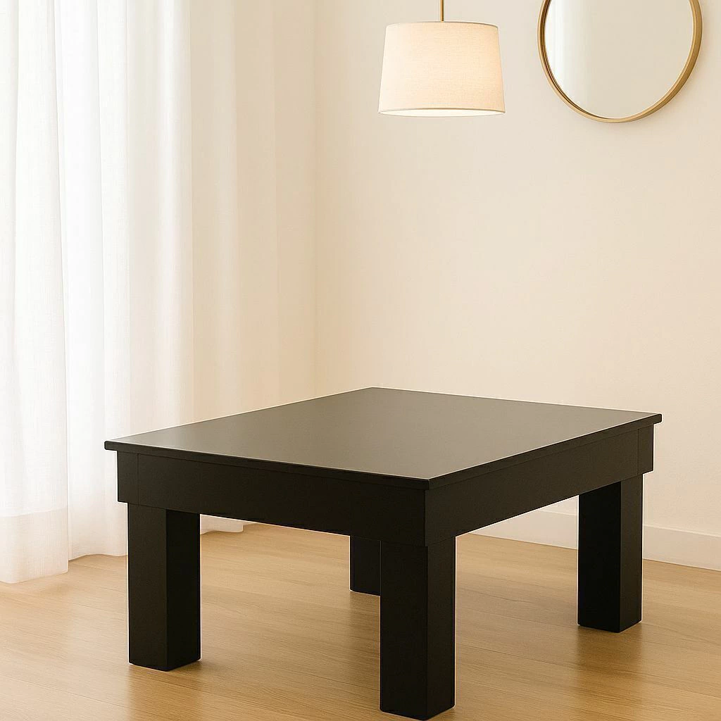 Mesa Ratona 80x60 toda negra