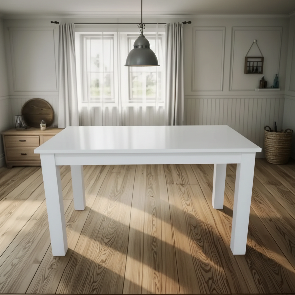 Mesa extensible 120 toda blanca Outlet